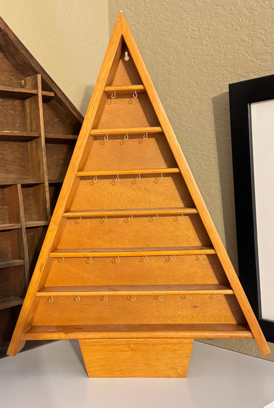 Large Wood Tree Shaped Shelf