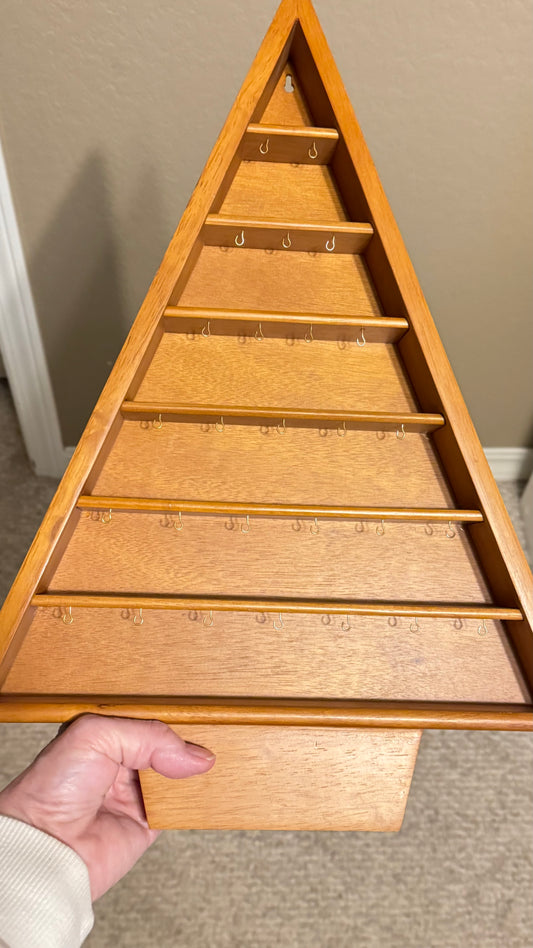 Large Wood Tree Shaped Shelf