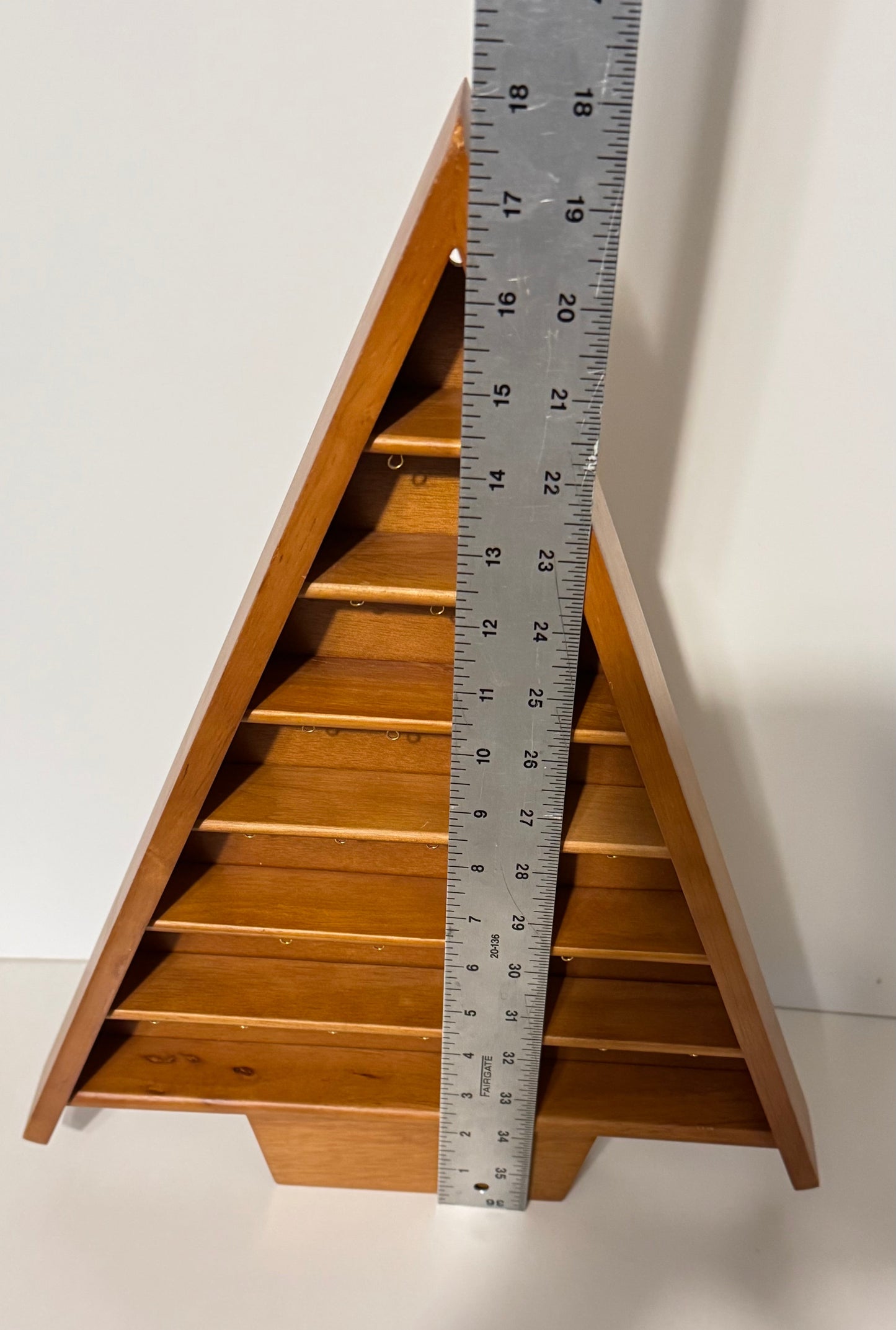 Large Wood Tree Shaped Shelf