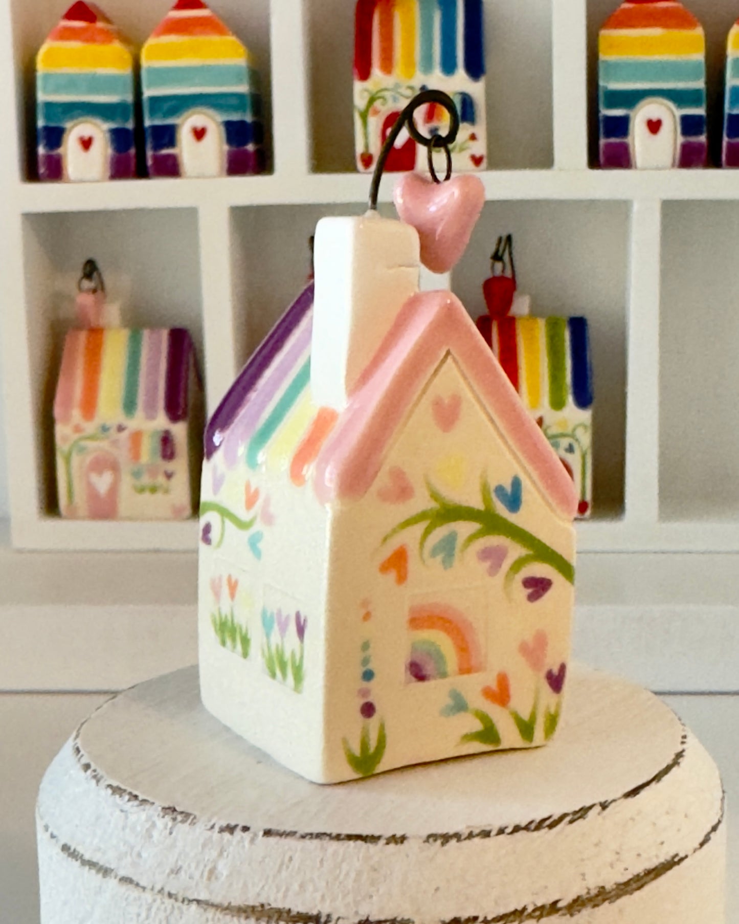Slightly Imperfect - Pastel Rainbow Tiny House No. 2