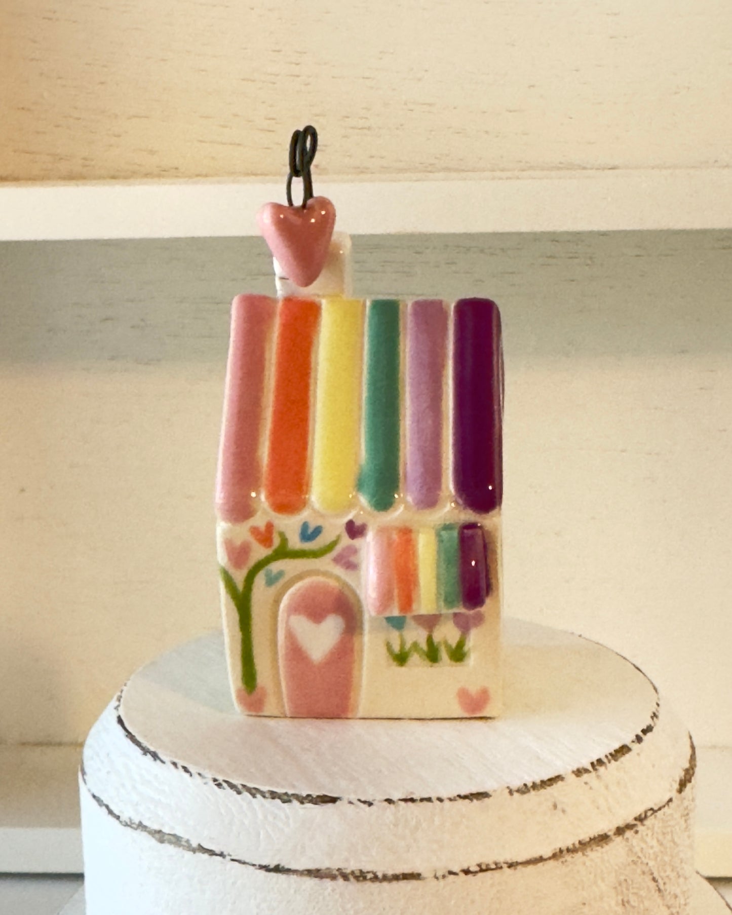 Slightly Imperfect - Pastel Rainbow Tiny House No. 2