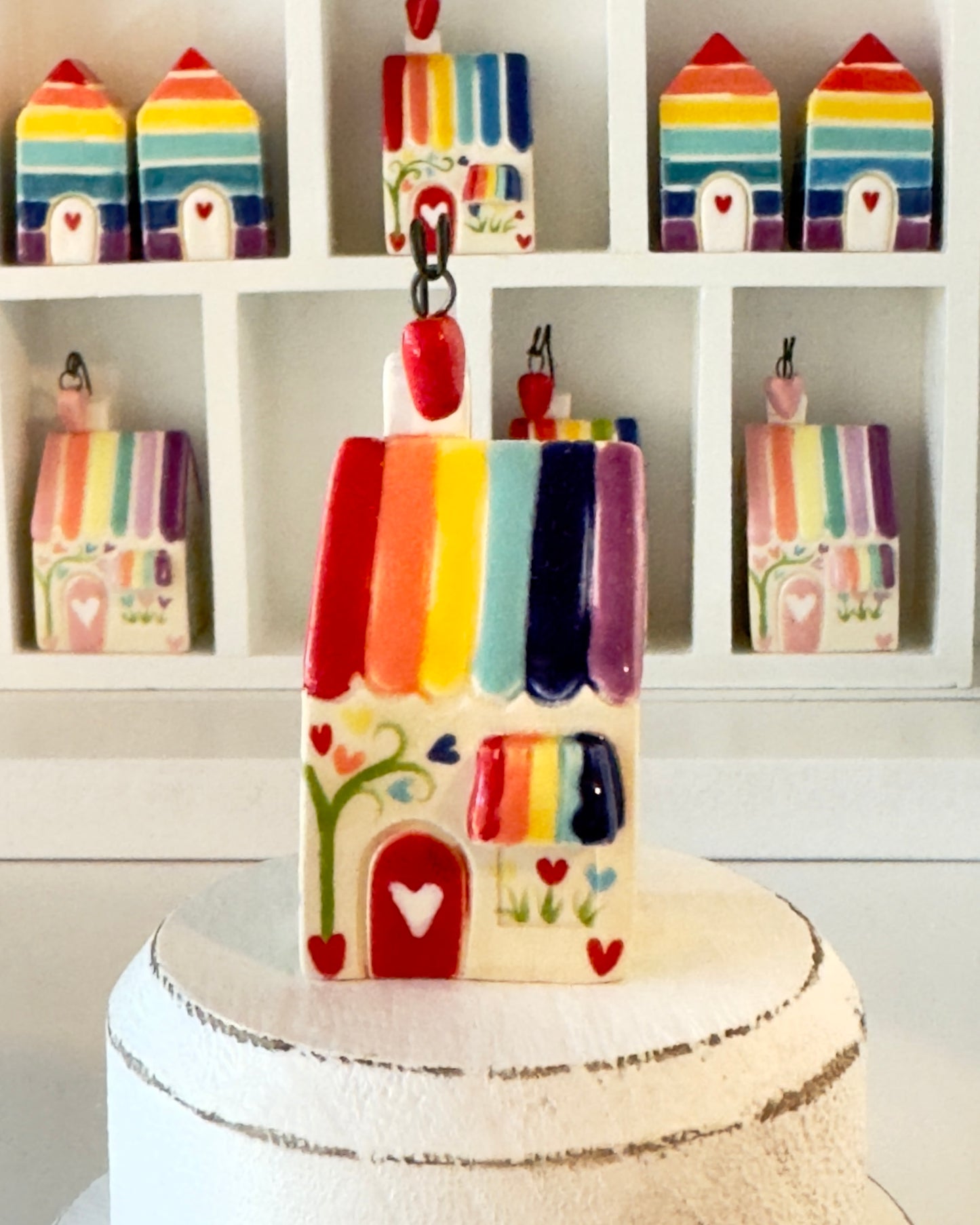 Slightly Imperfect Rainbow House Tiny House - Classic Rainbow Colors