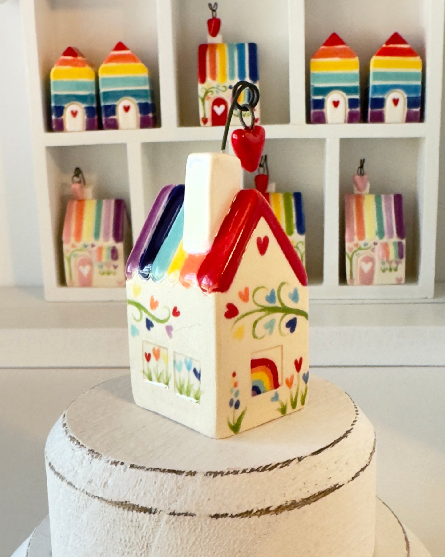 Slightly Imperfect Rainbow House Tiny House - Classic Rainbow Colors