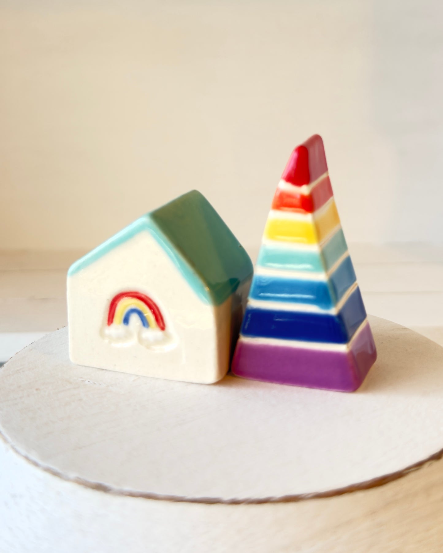 Rainbow House and Rainbow Tree set