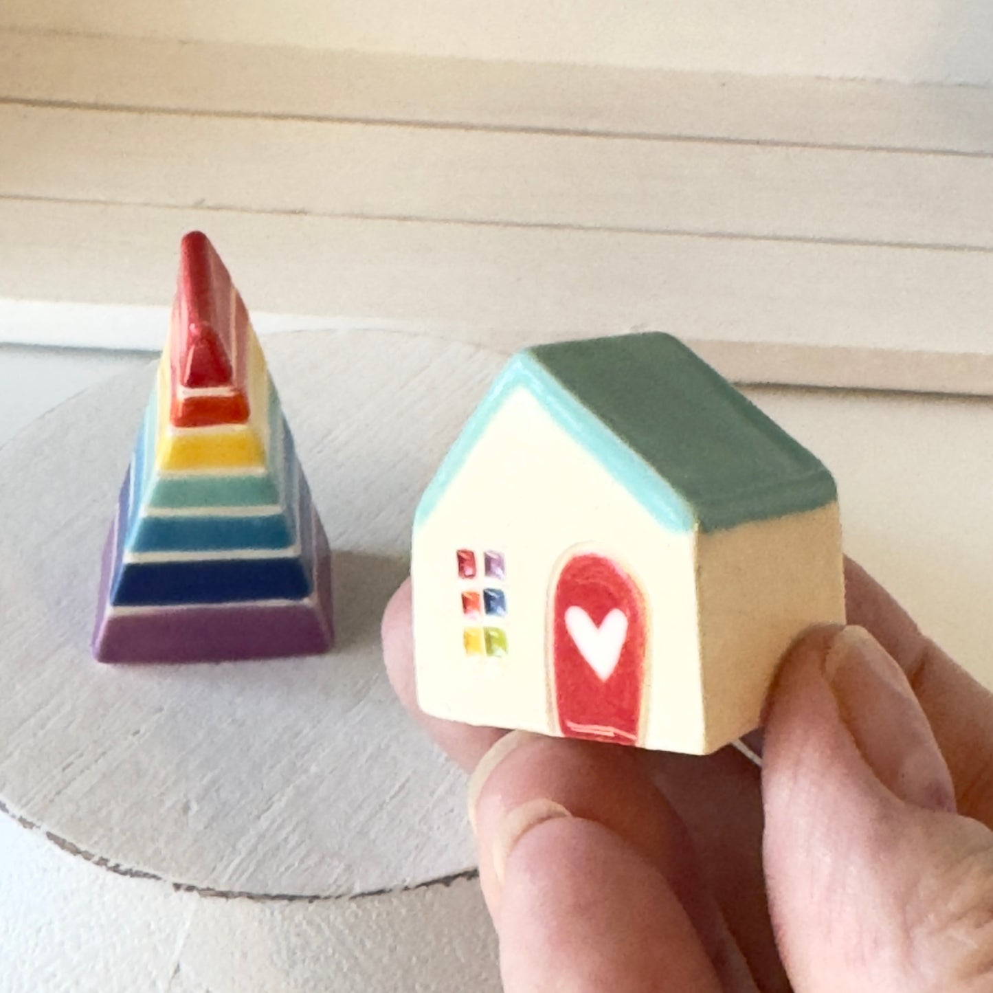Rainbow House and Rainbow Tree set